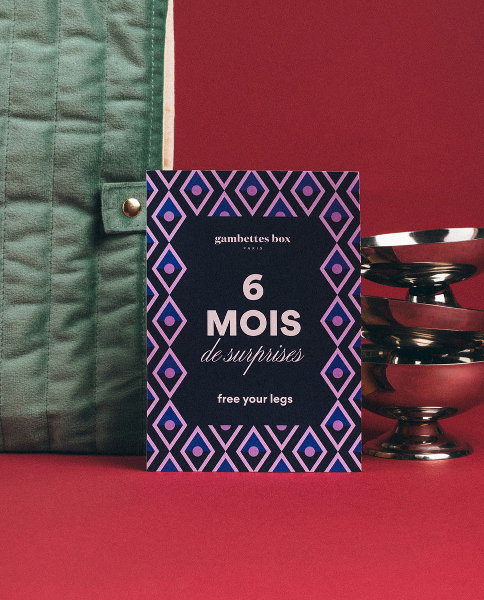 Gambettes Box – Coffret carte cadeau – 6 mois Gambettes Box – Coffret carte cadeau – 6 mois