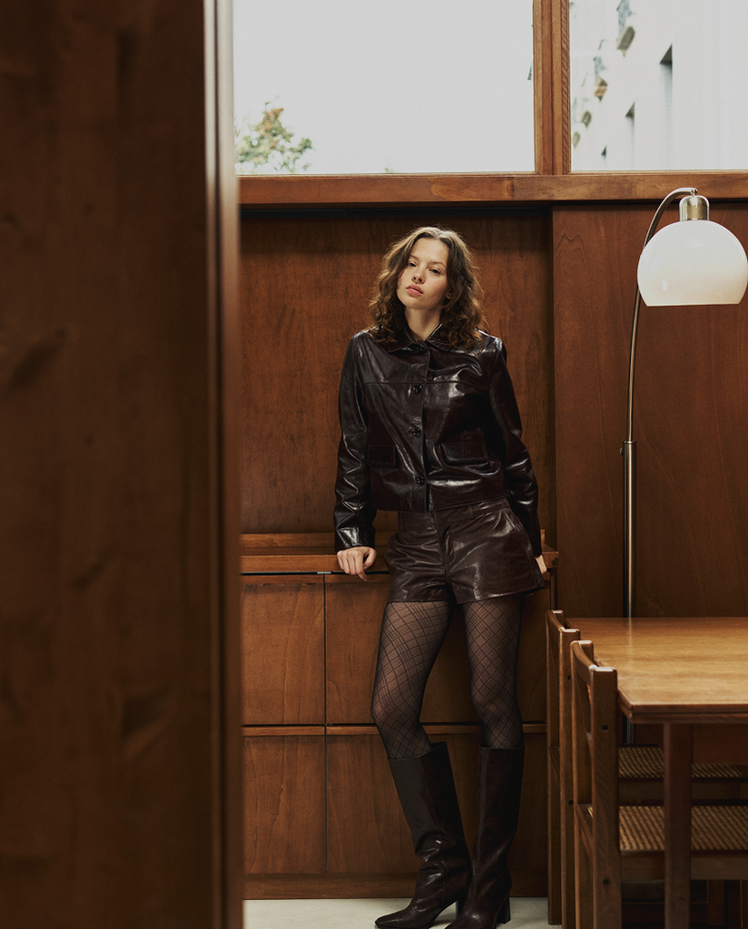 Collant - Motif Tartan