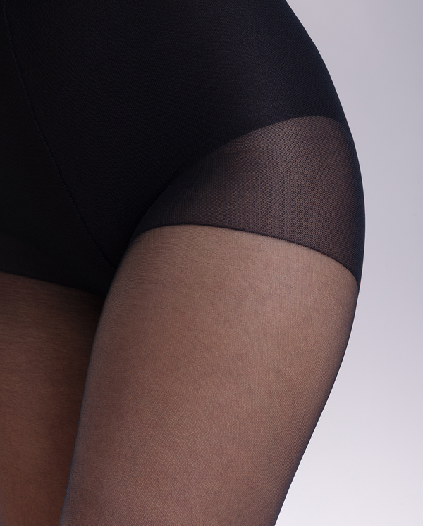 Collant opaque 15D - voile marine