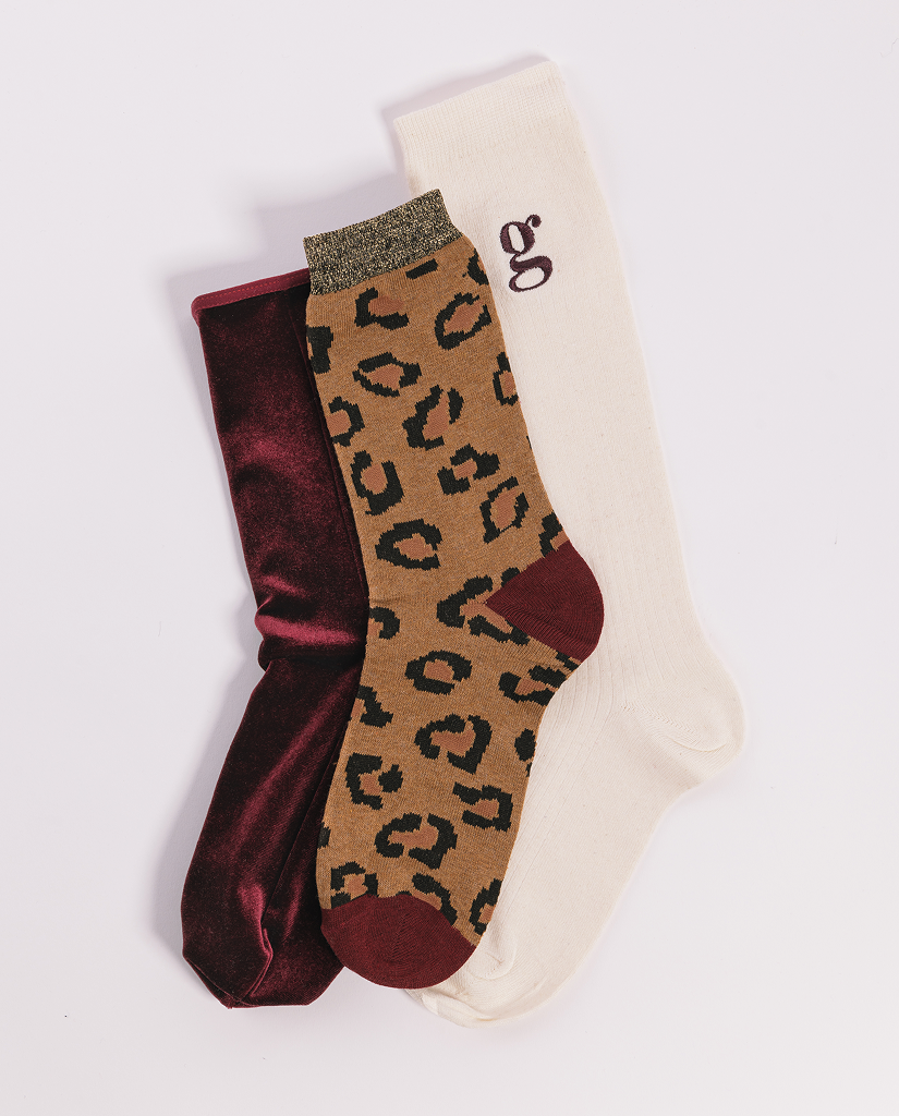 Trio de chaussettes - Collection Automne