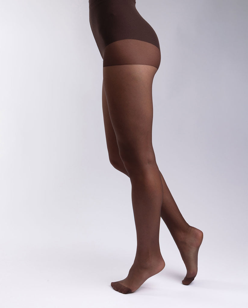 Collant voile 15D - Teinte café