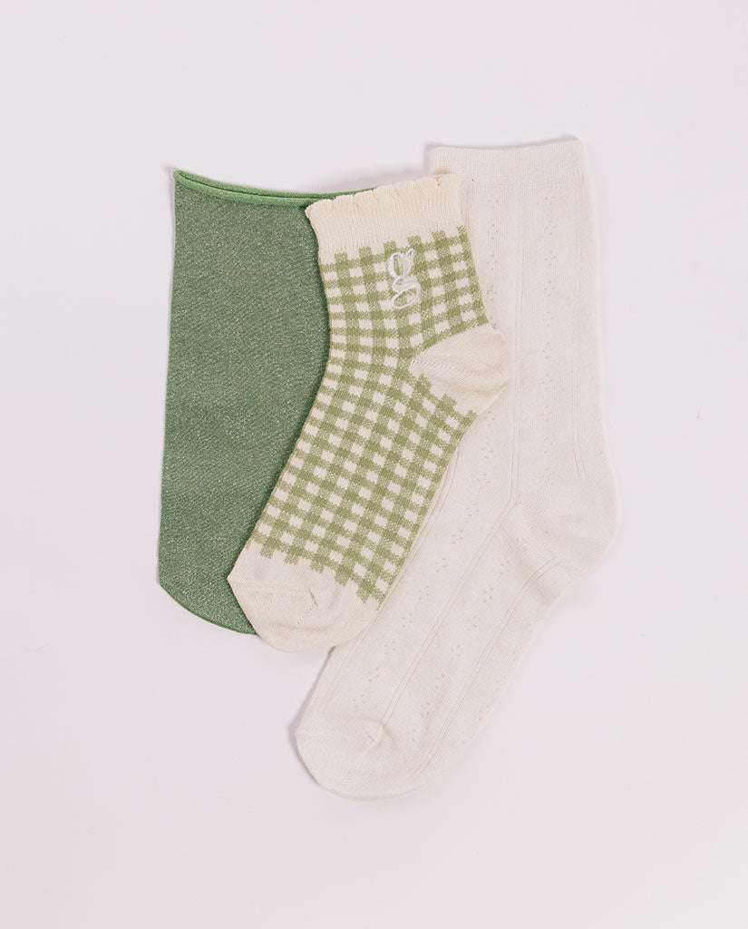 Trio de chaussettes - Collection été